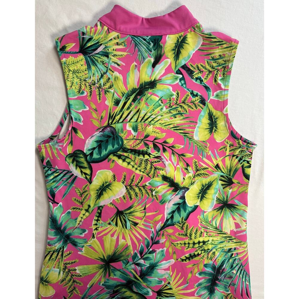 Tommy Bahama Dress Womens Size S Pink Floral Tropical Golf Performance Stretchy - Picture 5 of 11